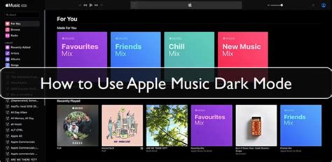 how to make apple music dark mode on pc and why does the sky look blue?